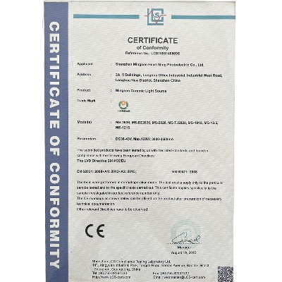 CE Certificate