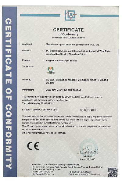 CE Certificate