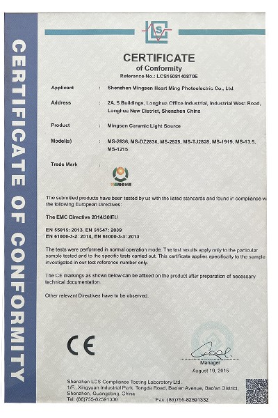 CE Certificate