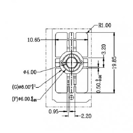 Single high power dual color