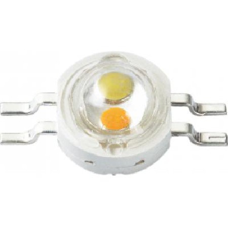 Single high power dual color