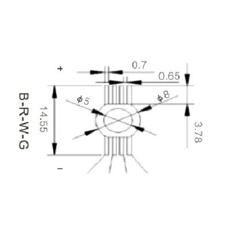 Single high-power four in one full color