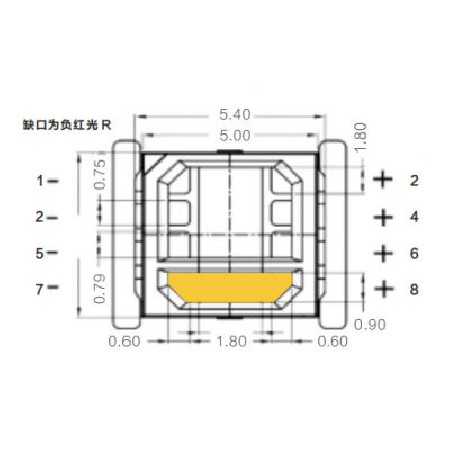 贴片5050四合一全彩